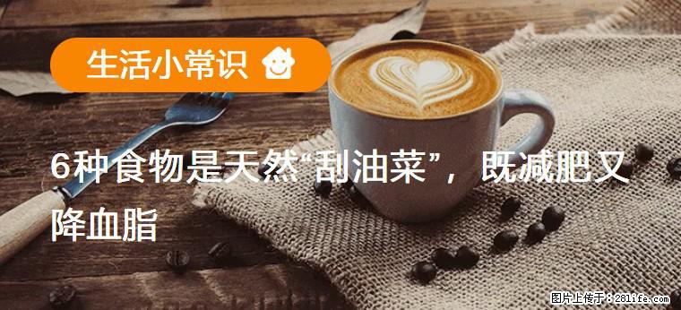 【生活小常识】6种食物是天然“刮油菜”,既减肥又降血脂 - 郴州生活资讯 - 郴州28生活网 chenzhou.28life.com